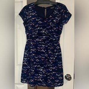 Printed Mini Dress - M